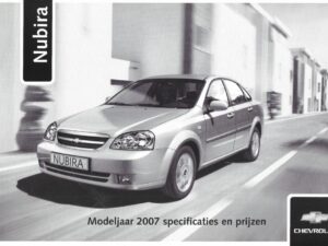 2007 Chevrolet Nubira Specificaties en prijslijst 09-2006 (# 13837)