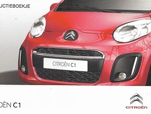 2012 Citroën C1 Instructieboekje (# 23351)