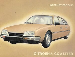 1981 Citroën CX Instructieboekje (# 23076)