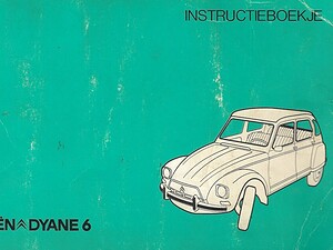 1976 Citroën Dyane 6 - Instructieboekje (# 23035)