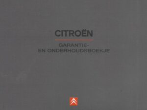 2002 Citroën _ Algemeen - Garantie en Onderhoudsboekje (# 24392)