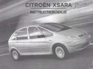 2001 Citroën Xsara Picasso Instructieboekje (# 24371)