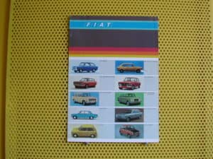 FIAT modellenoverzicht