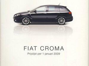 Fiat Croma Prijslijst (2009)