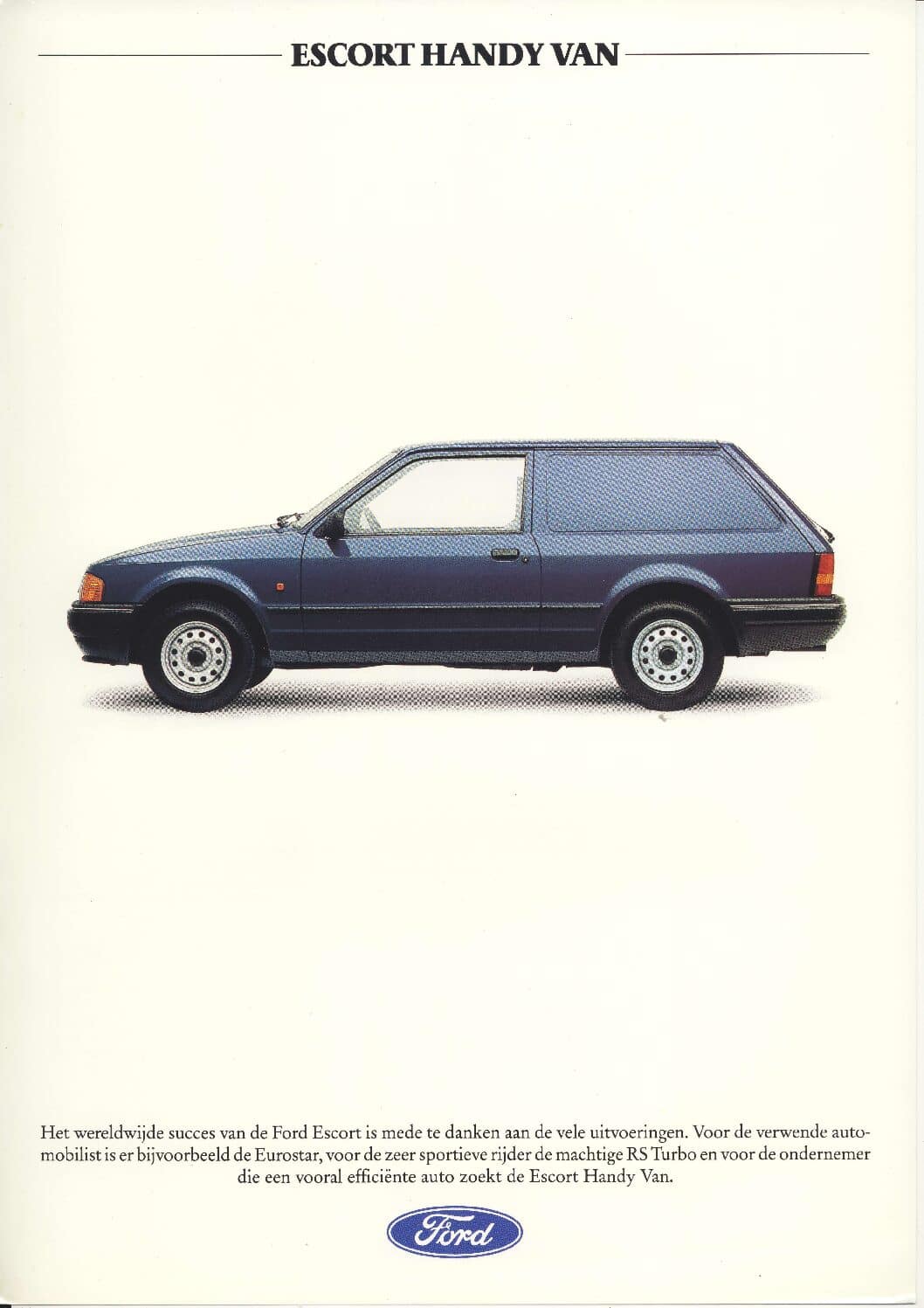 Ford Escort Handy Van 1985
