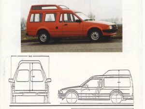 Ford Escort bestelwagen Terberg Specials 1984