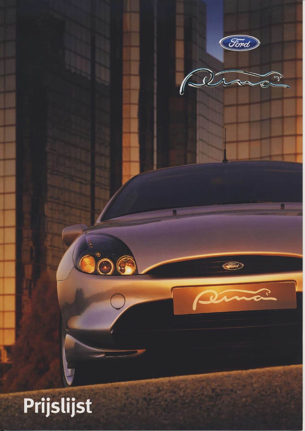 Ford Puma Prijslijst 1998