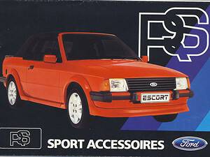 Ford RS Sport Accessoires 1985