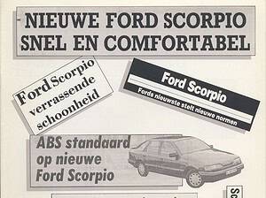 Ford Scorpio - Autopers artikelen 1985