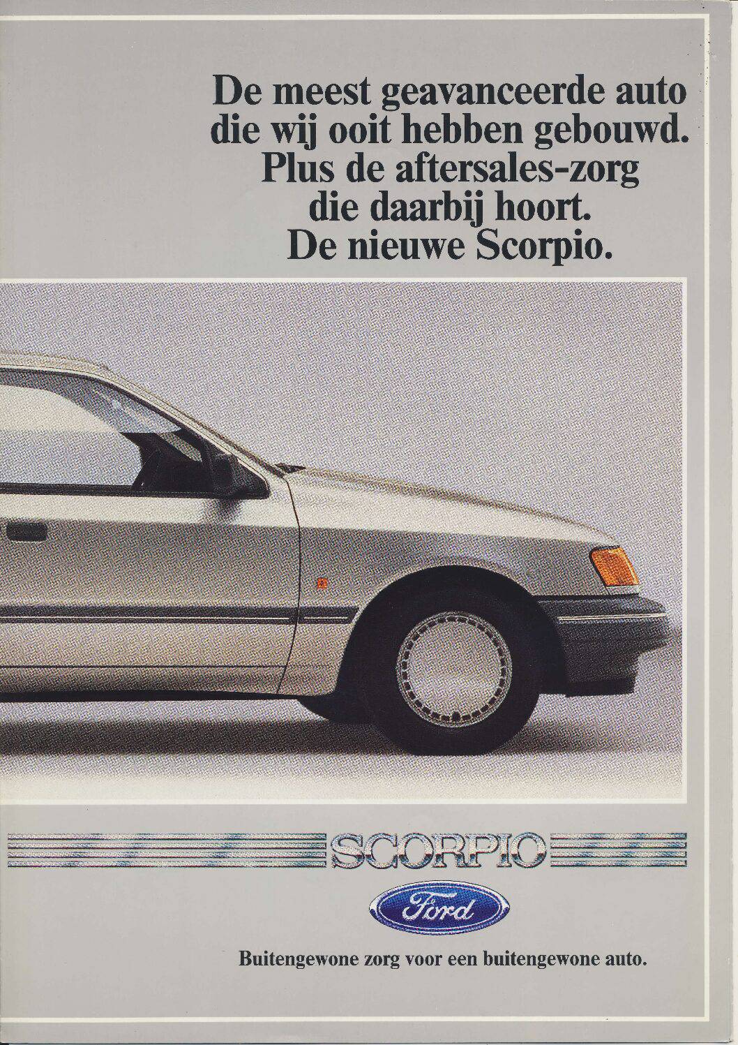 Ford Scorpio - Aftersales 1985