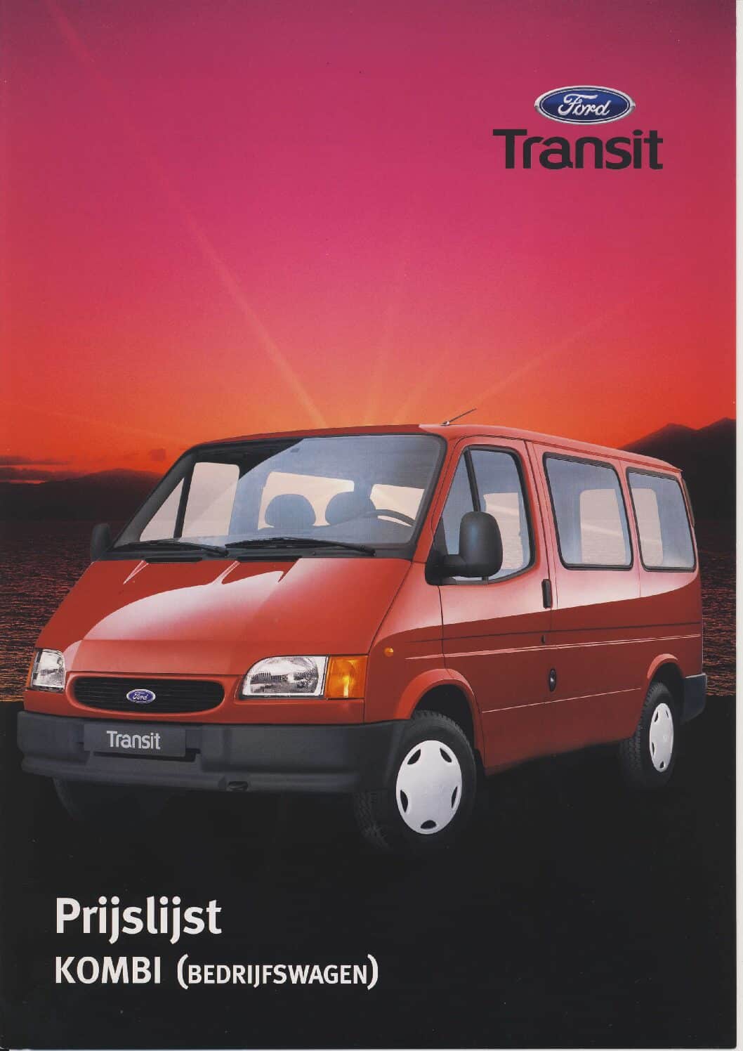 Ford Transit Prijslijst 1999
