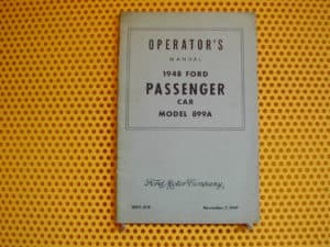 Ford Passenger car model 899A (1948)