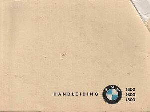 1964 BMW 1500/1600/1800 Handleiding (# 817)
