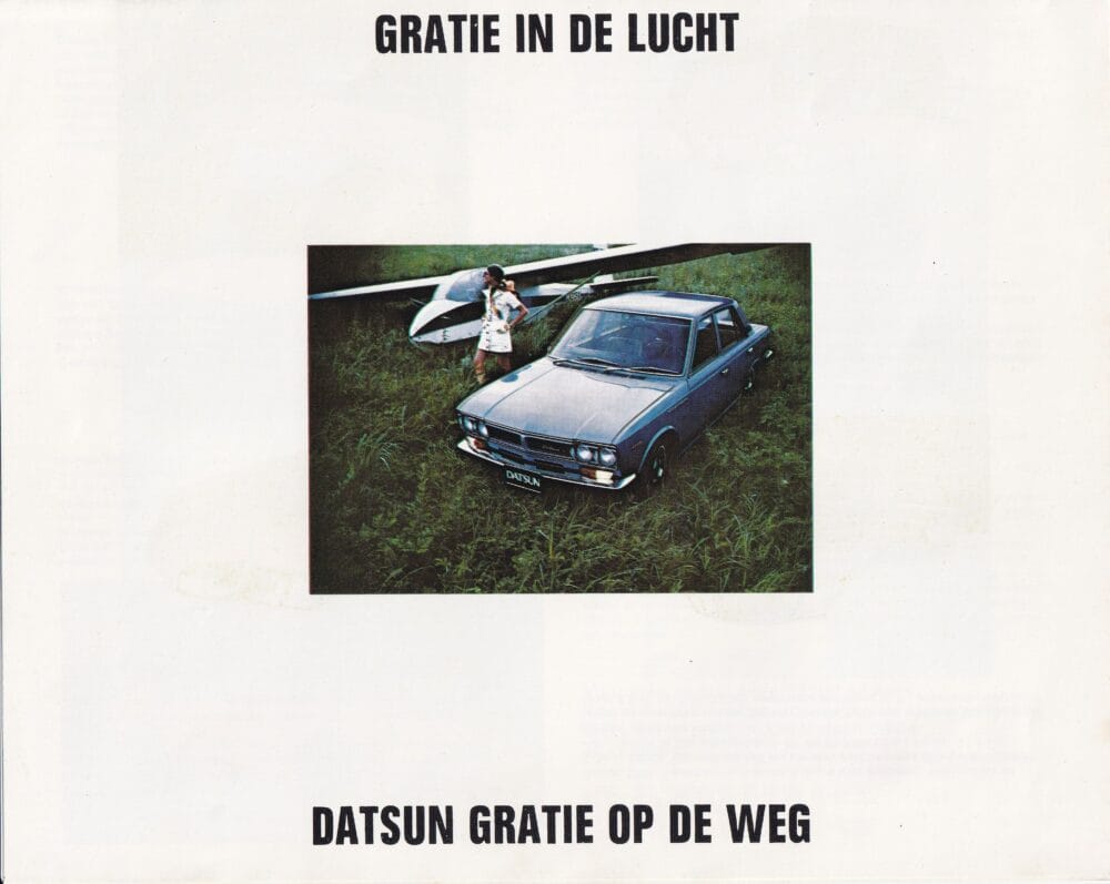 1970 Datsun Cherry programma (# 20975)