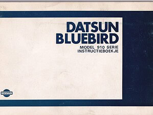 1983 Datsun bluebird handleiding (# 21035)