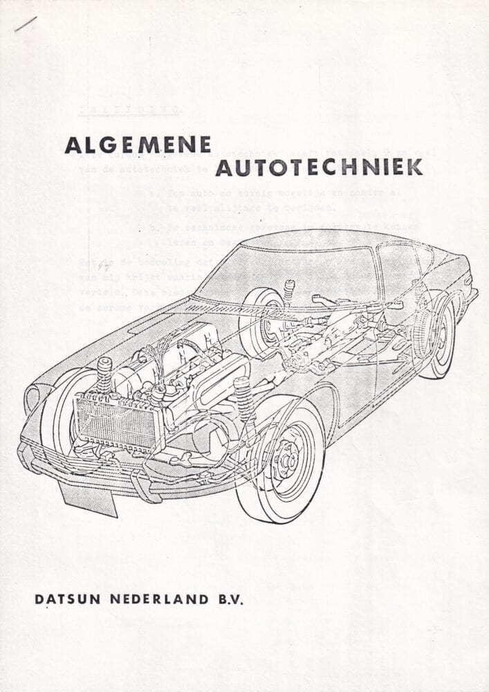 1974 Datsun algemene autotechniek (# 21048)