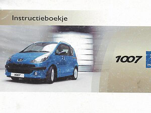 2005 Peugeot 1007 Instructieboekje (# 21646)