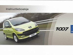 2008 Peugeot 1007 Instructieboekje (# 21643)