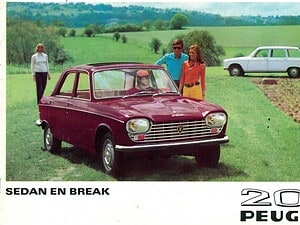 1969 Peugeot 204 Sedan en Break (# 3689)
