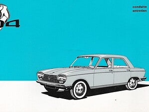 1969 Peugeot 204 Instructieboekje (# 21750)
