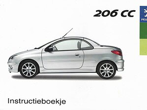 2003 Peugeot 206 CC Instructieboekje (# 21827)