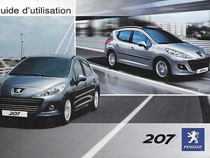 2009 Peugeot 207 Instructieboekje (# 21850)