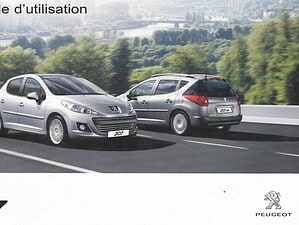 2009 Peugeot 207 Instructieboekje (# 21853)