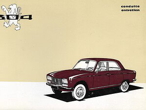 1973 Peugeot 304 Instructieboekje (# 21872)