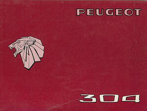 1976 Peugeot 304 Instructieboekje (# 21866)