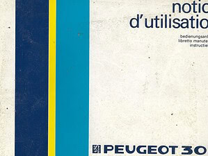 1986 Peugeot 305 Instructieboekje (# 22489)