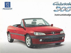 1997 Peugeot 306 Cabriolet Instructieboekje (# 22521)