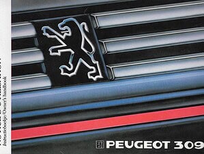 1988 Peugeot 309 Instructieboekje (# 22564)
