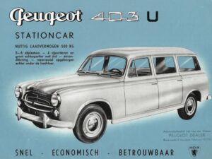 1960 Peugeot 403 U Stationcar (# 15469)
