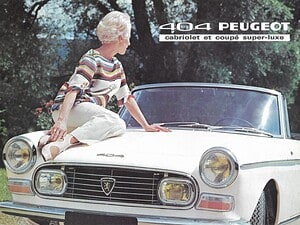 1967 Peugeot 404 De luxe cabriolet et coupé (# 19015)