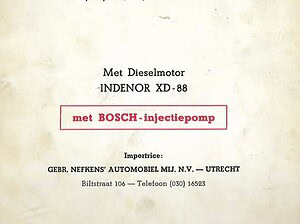 1965 Peugeot 404 Diesel Instructieboekje (# 22595)