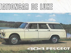 1971 Peugeot 404 Stationcar De Luxe (# 3627)