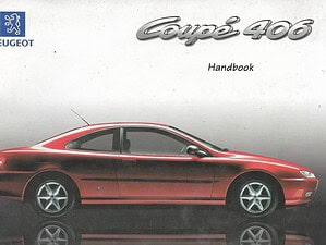 1997 Peugeot 406 Coupé Instructieboekje (# 22795)