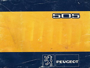 1982 Peugeot 505 Instructieboekje (# 22916)