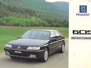 1996 Peugeot 605 Instructieboekje (# 22950)