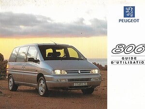 1997 Peugeot 806 Instructieboekje (# 22982)