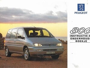1995 Peugeot 806 Instructieboekje (# 22991)