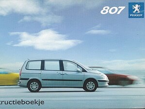 2004 Peugeot 807 Instructieboekje (# 22997)