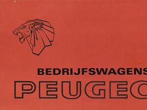 1972 Peugeot _ Bedrijfswagens - 'Programma' (# 21399)