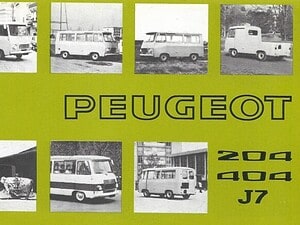 1974 Peugeot _ Bedrijfswagens - 'Programma' (# 21402)
