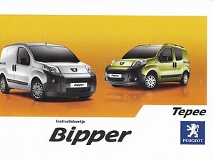2008 Peugeot Bipper Instructieboekje (# 21571)