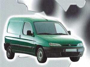 1998 Peugeot Partner Instructieboekje (# 21579)