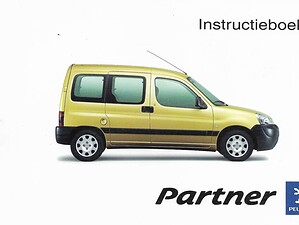 2002 Peugeot Partner Instructieboekje (# 21598)