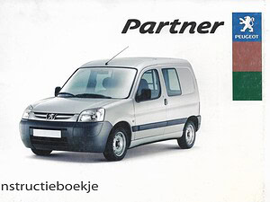 2003 Peugeot Partner Instructieboekje (# 21603)