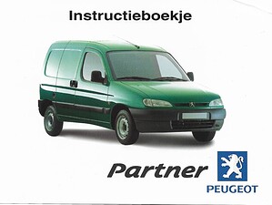 2001 Peugeot Partner Instructieboekje (# 21592)