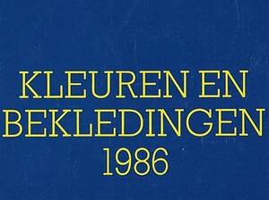 1986 Peugeot-Talbot _ Algemeen - 'Kleuren en bekledingen' (# 20538)